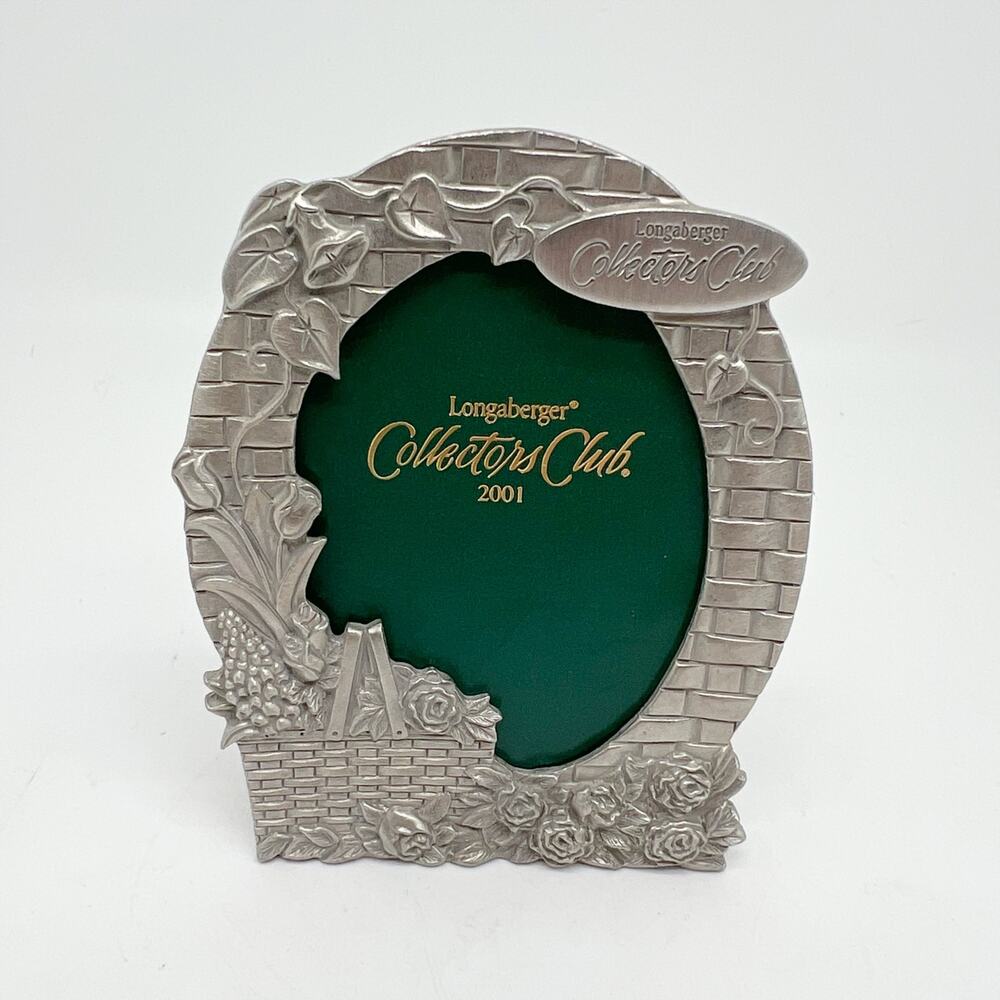 Vintage New in Box Longaberger Collectors Club 2001 Renewal Gift Picture Frame